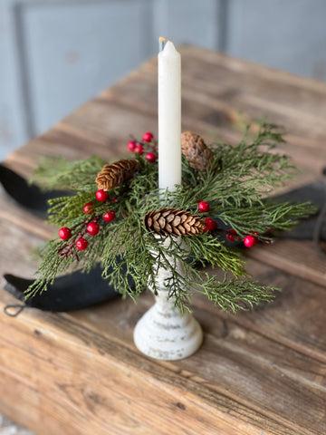 Alpine w/ Berries Candle Ring | 7" | SOLD OUT