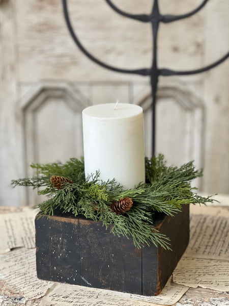 Advent Greens Candle Ring | 11" | SOLD OUT