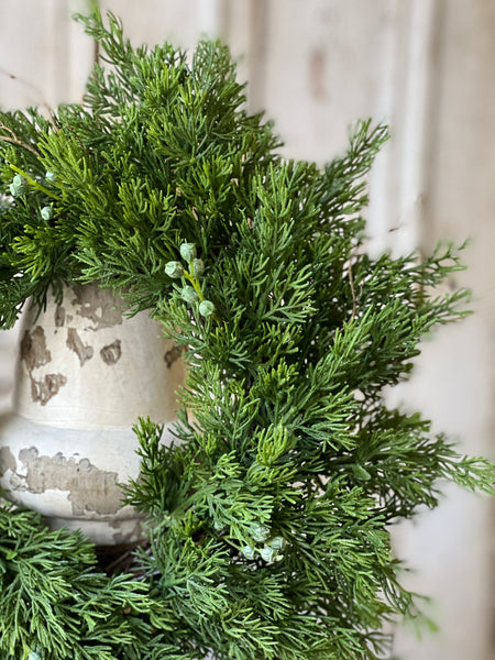 Dripping Cedar Candle Ring | 16" | SOLD OUT