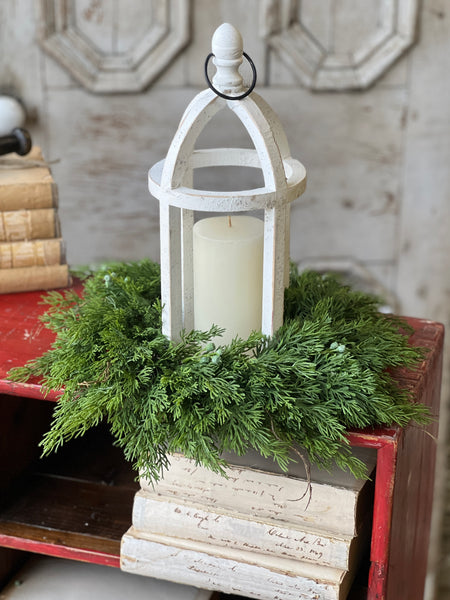 Dripping Cedar Candle Ring | 16" | SOLD OUT