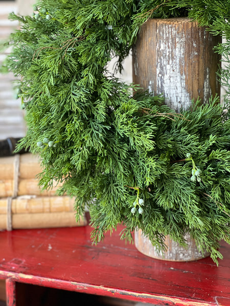Dripping Cedar Wreath | 20" | SOLD OUT