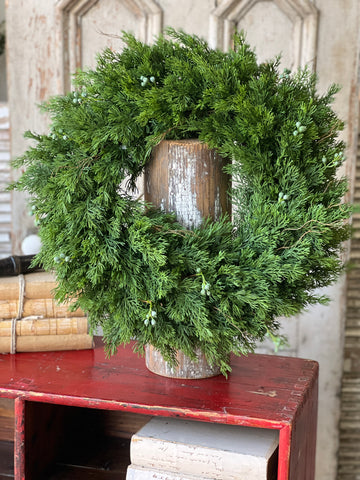Dripping Cedar Wreath | 20" | SOLD OUT