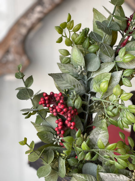 Atwood Eucalyptus Candle Ring | 14" *