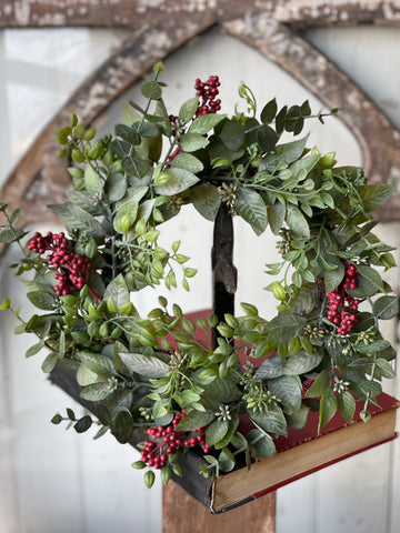 Atwood Eucalyptus Candle Ring | 14" *