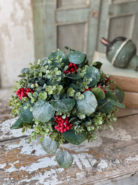 Harlequin Eucalyptus Half Sphere | 11" | CASE PACK SPECIAL!  $4.95