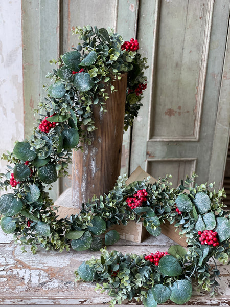 Harlequin Eucalyptus Garland | 6' | NEW CLOSEOUT!  From $12.90