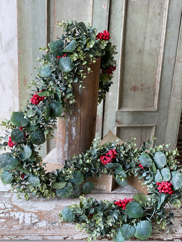 Harlequin Eucalyptus Garland | 6' | NEW CLOSEOUT!  From $12.90