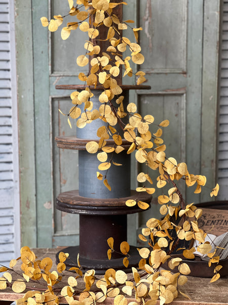 Penny Leaf Garland | 6' | Mustard | SOLD OUT
