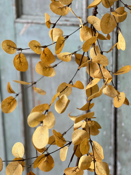 Penny Leaf Garland | 6' | Mustard | SOLD OUT