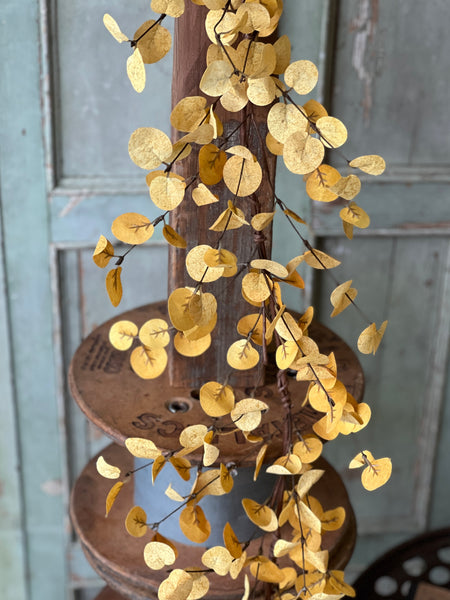 Penny Leaf Garland | 6' | Mustard | SOLD OUT