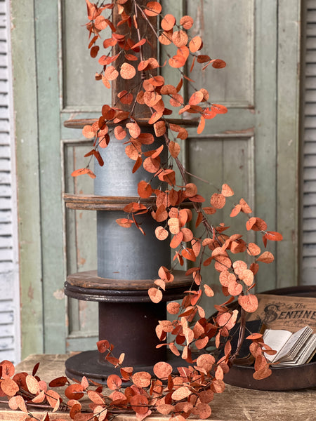 Penny Leaf Garland | 6' | Red | SOLD OUT