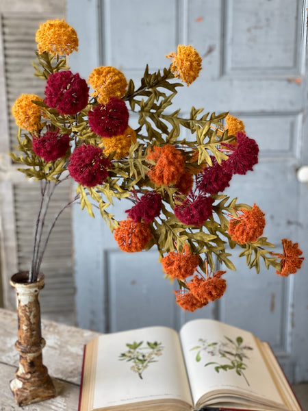 Autumn Aster Spray | 35" | Orange | SOLD OUT