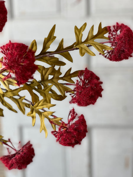 Autumn Aster Spray | 35" | Burgundy | NEW CLOSEOUT + CLEAN UP SPECIAL!  From $3.20 - Last 36pcs!