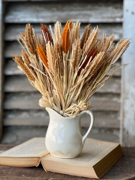 Tassel Grass Bundle | 13.5" | Flaxen | NEW CLOSEOUT + CLEAN UP SPECIAL!  From $1.90 - Last 168pcs!